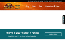 Tablet Screenshot of modeltcasino.com